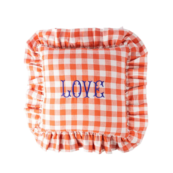 Love Gingham Cushion