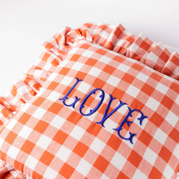 Love Gingham Cushion