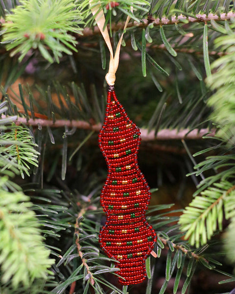 MTI: Handwoven Beaded Tree Decoration