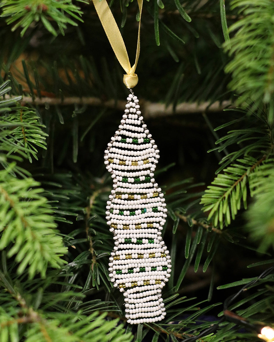 MTI: Handwoven Beaded Tree Decoration