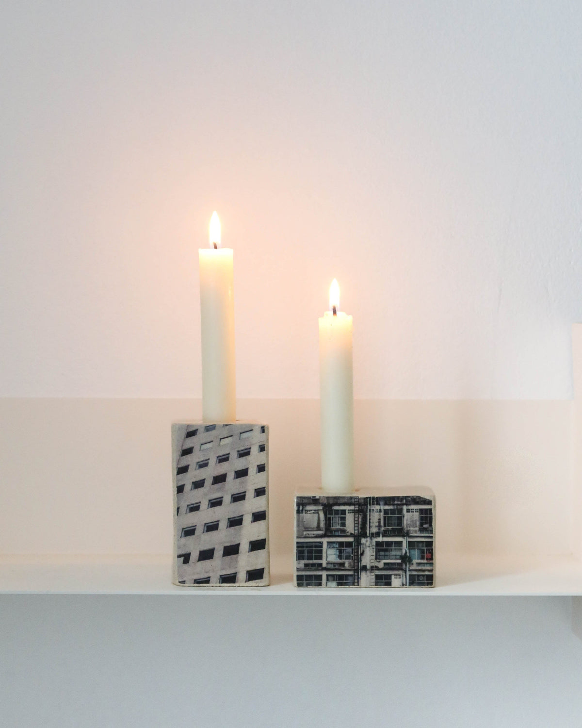 Photographic Candle Holders