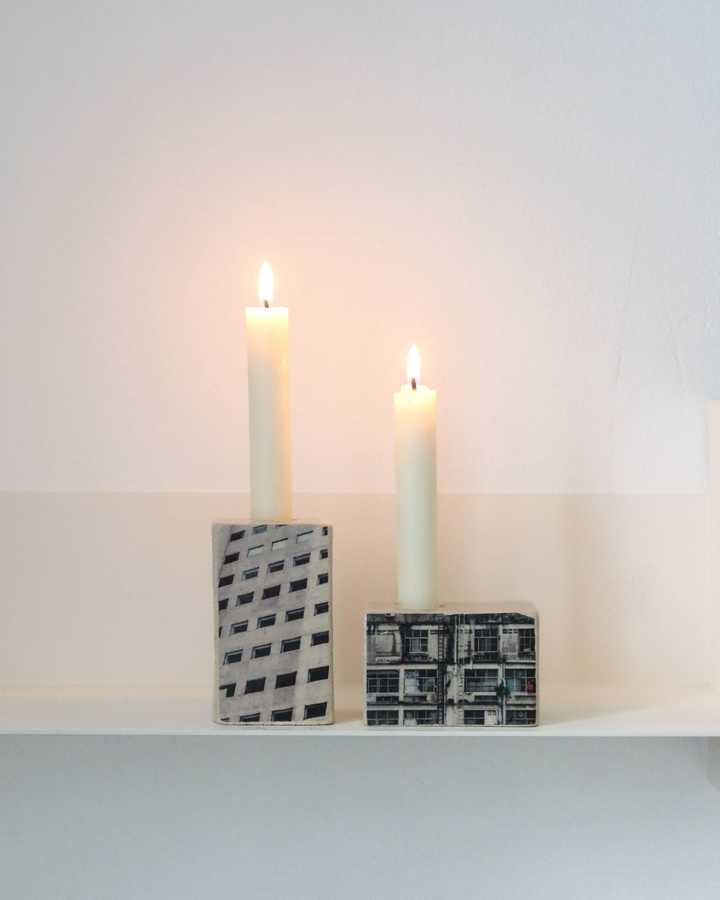 Photographic Candle Holders