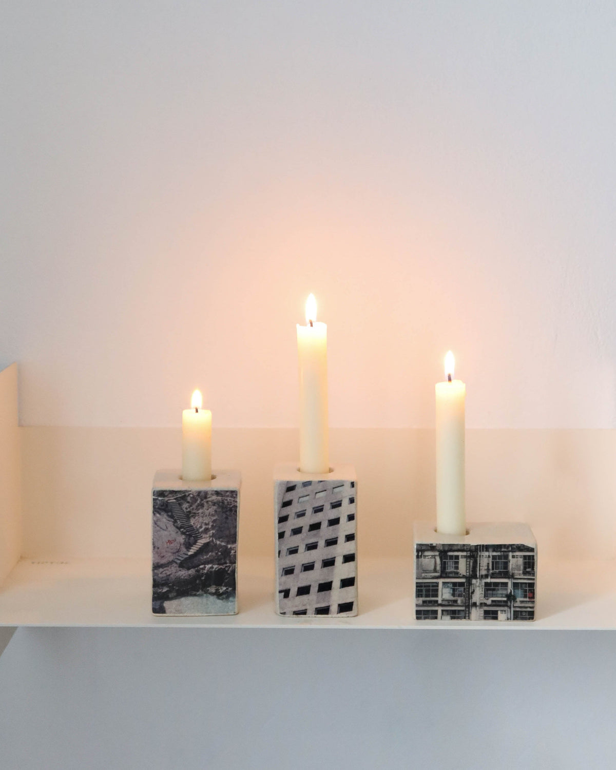 Photographic Candle Holders