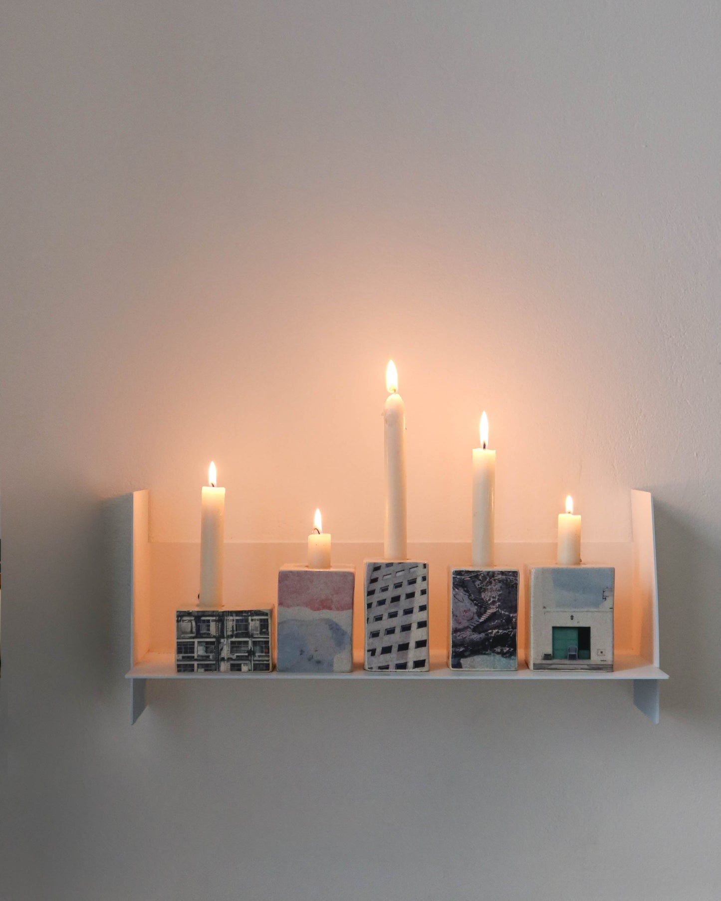 Photographic Candle Holders