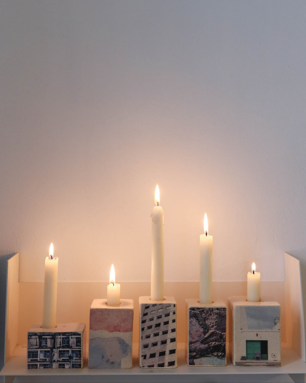 Photographic Candle Holders