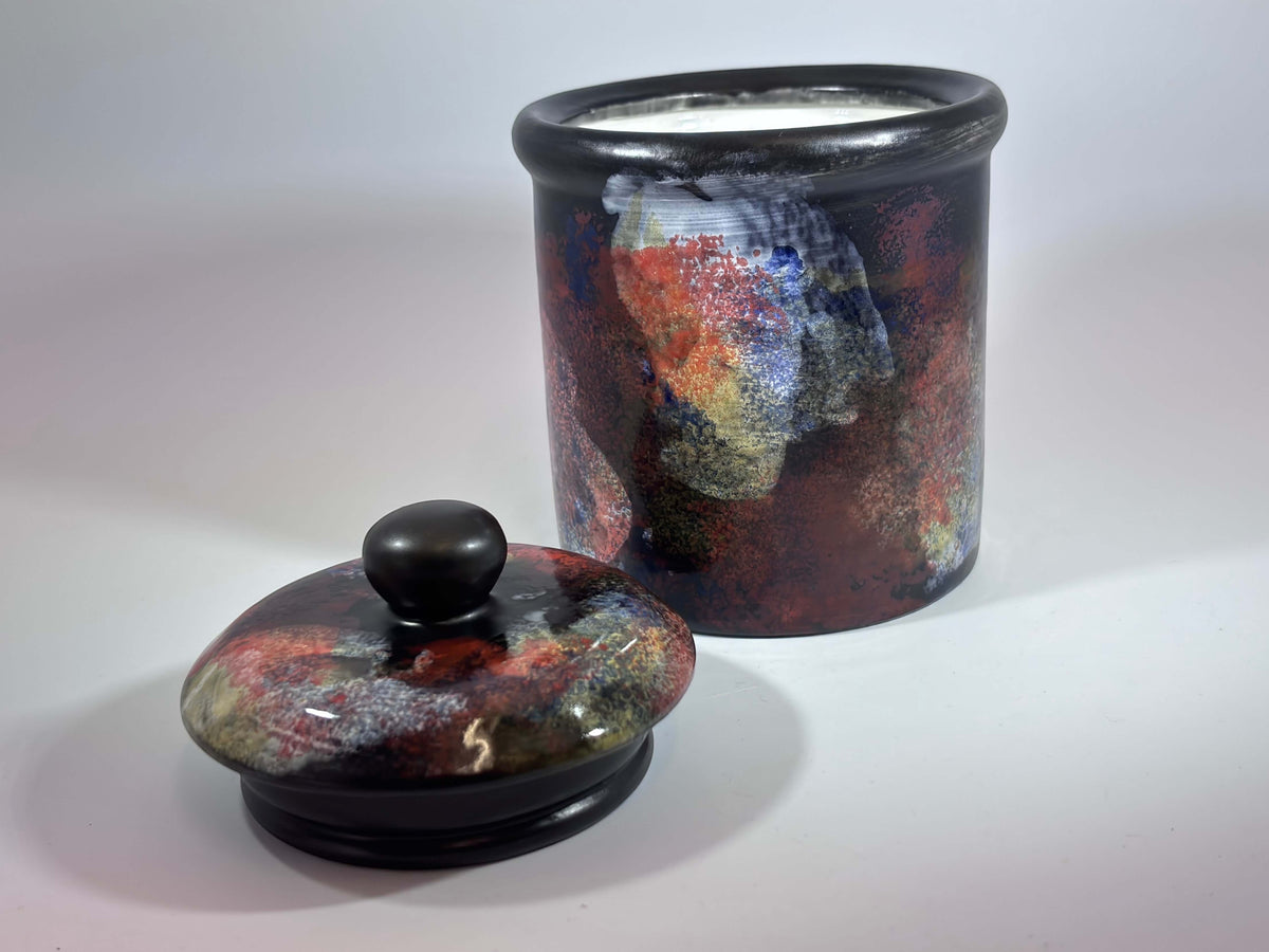 Abstract Design Canister for Tea or Coffee