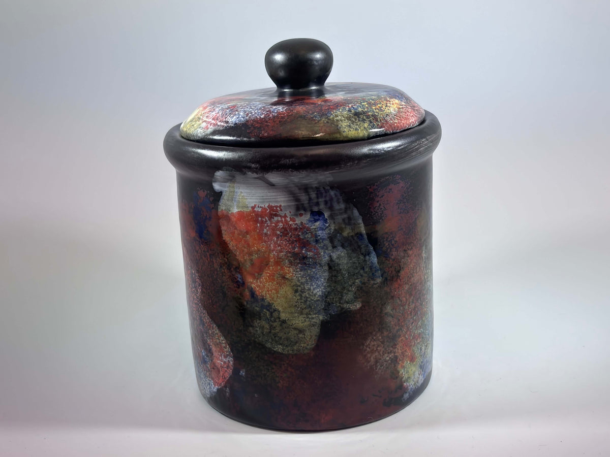 Abstract Design Canister for Tea or Coffee