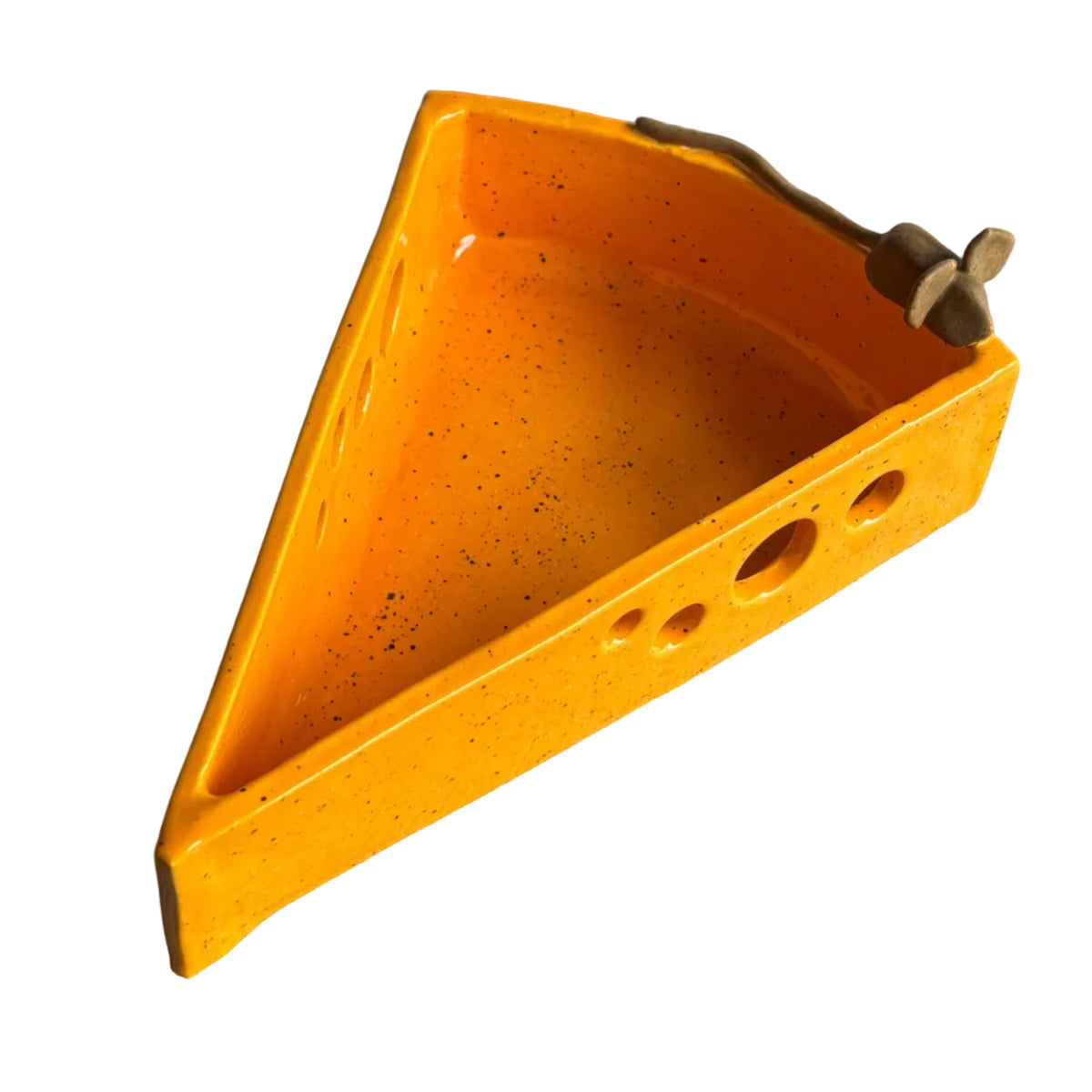 Handmade Cheese and Cracker Dish