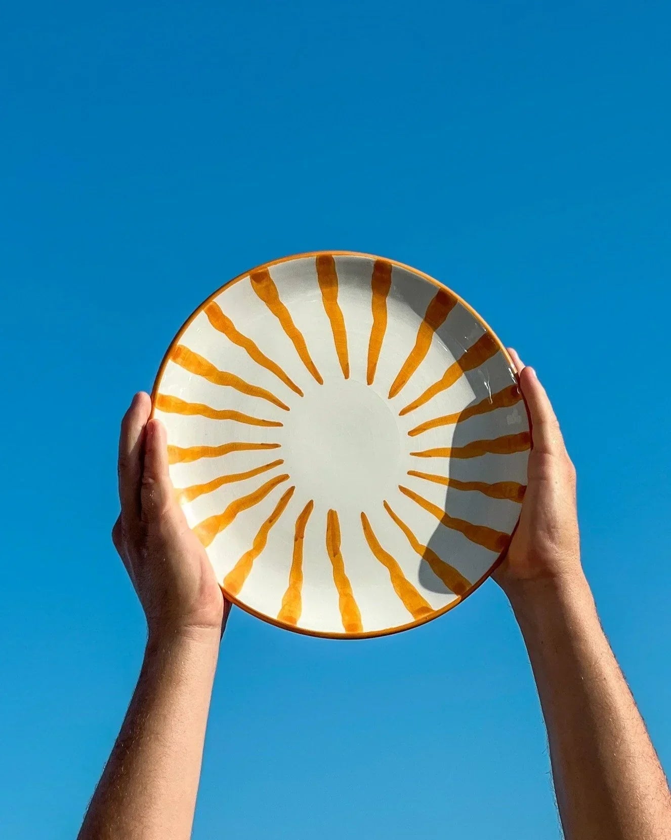 Wave Dinner Plate - Sunglow