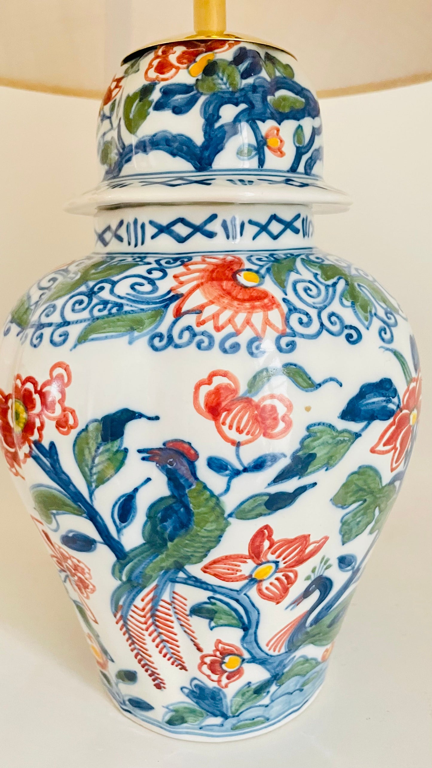 Antique Makkum Jar Lamp