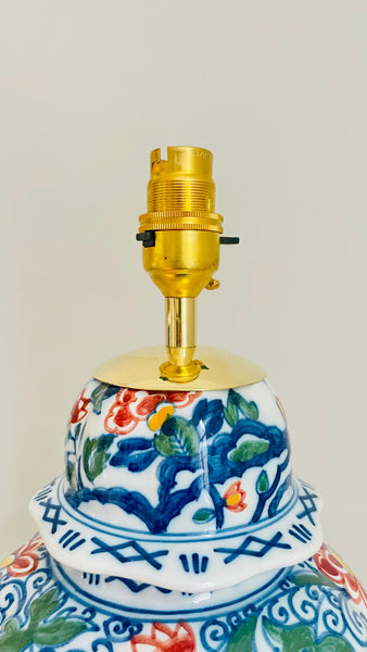 Antique Makkum Jar Lamp