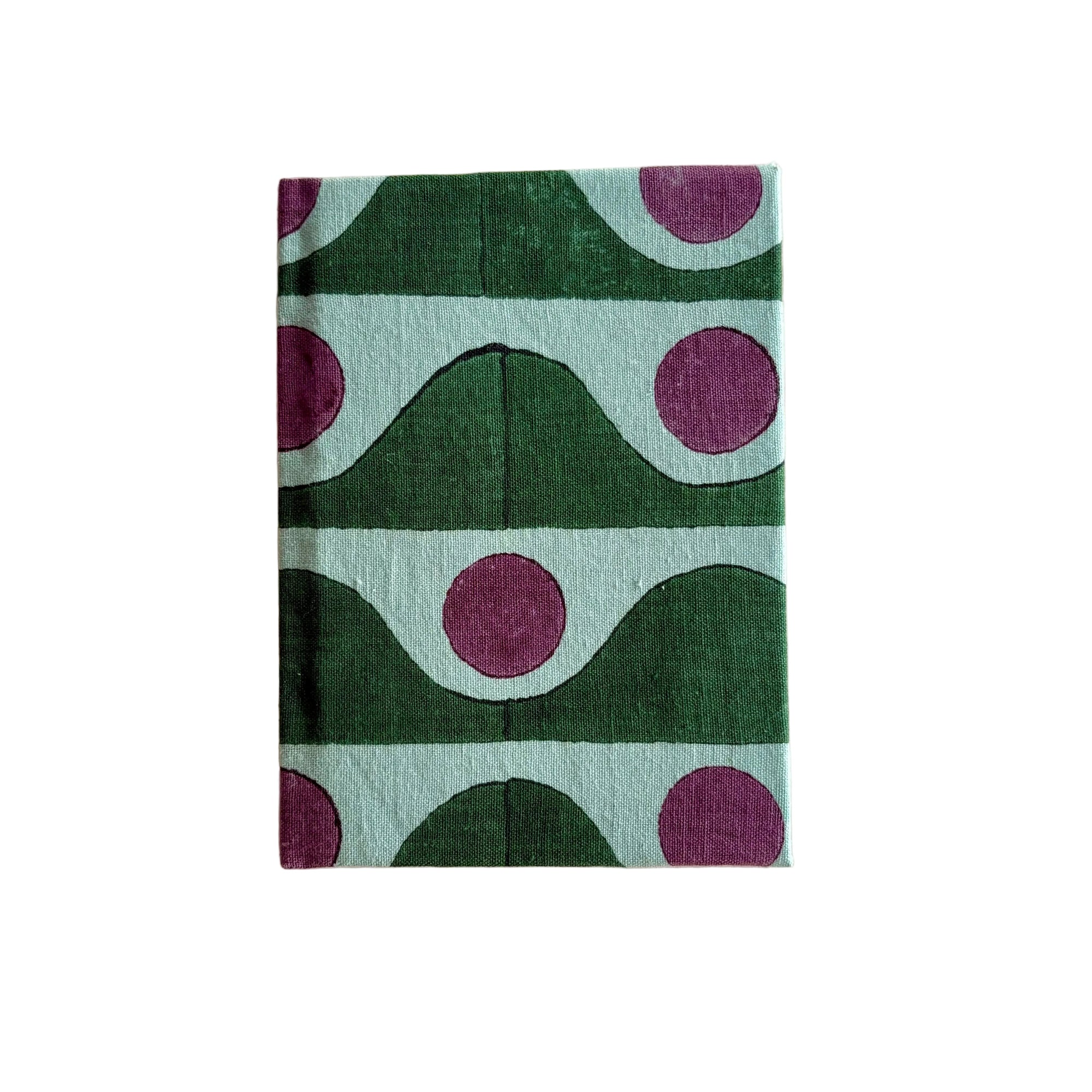 Handcrafted Sustainable Diary Journal Notebook , Green -A5 (Set of 2)
