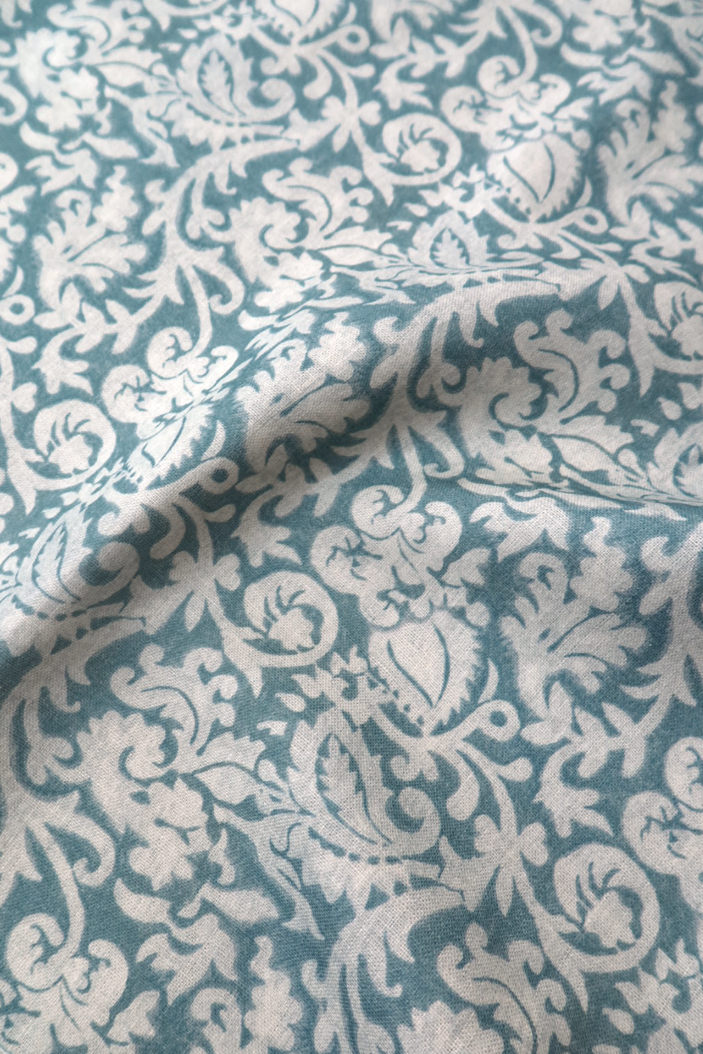 Huxley Petit  Linen Fabric - Indigo
