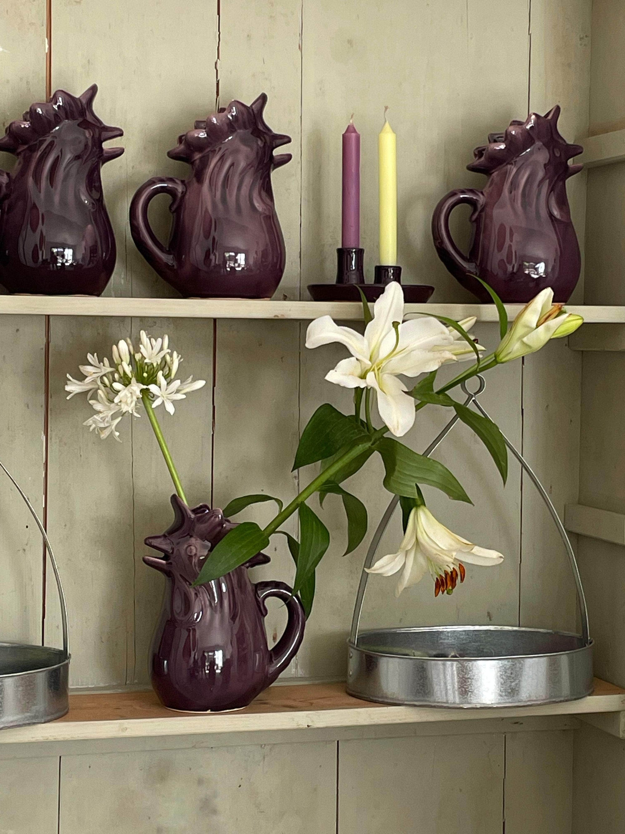 Galvanised Steel Tray With High Handle