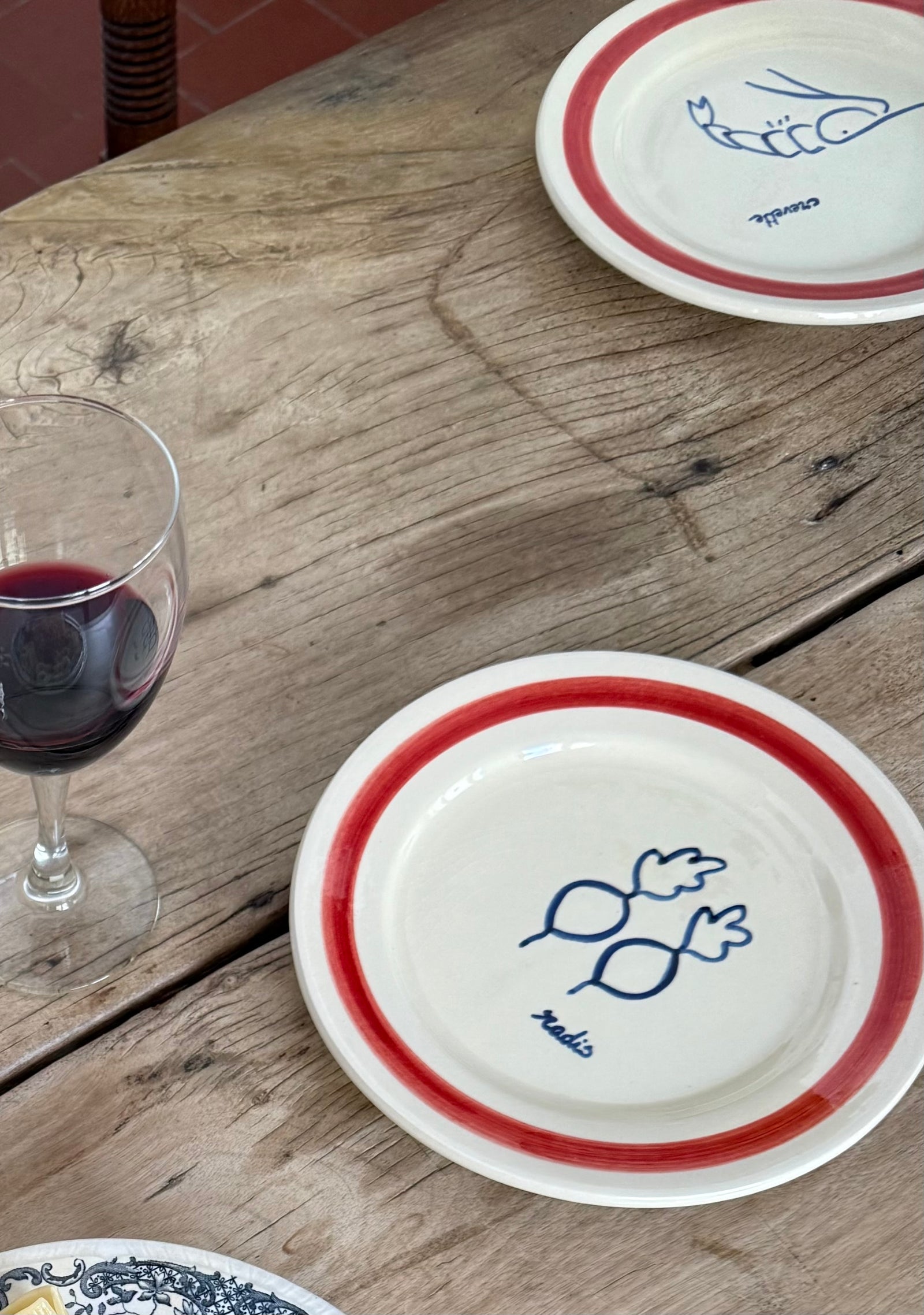 Dinner by The Sea Design Plates - Set of 4