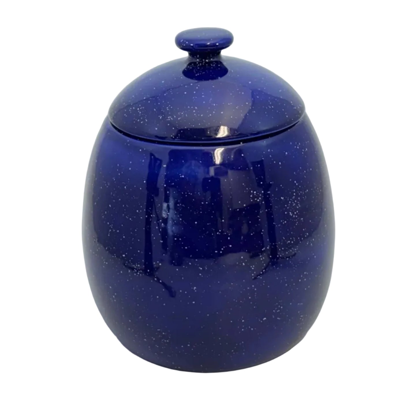 Cookie/Biscuit Jar Canister Night Sky Blue