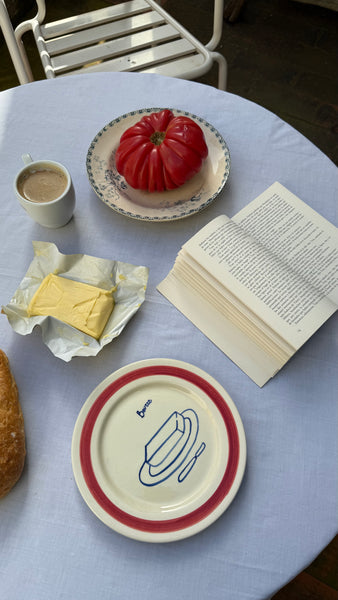 Dinner by The Sea Design Plates - Set of 4