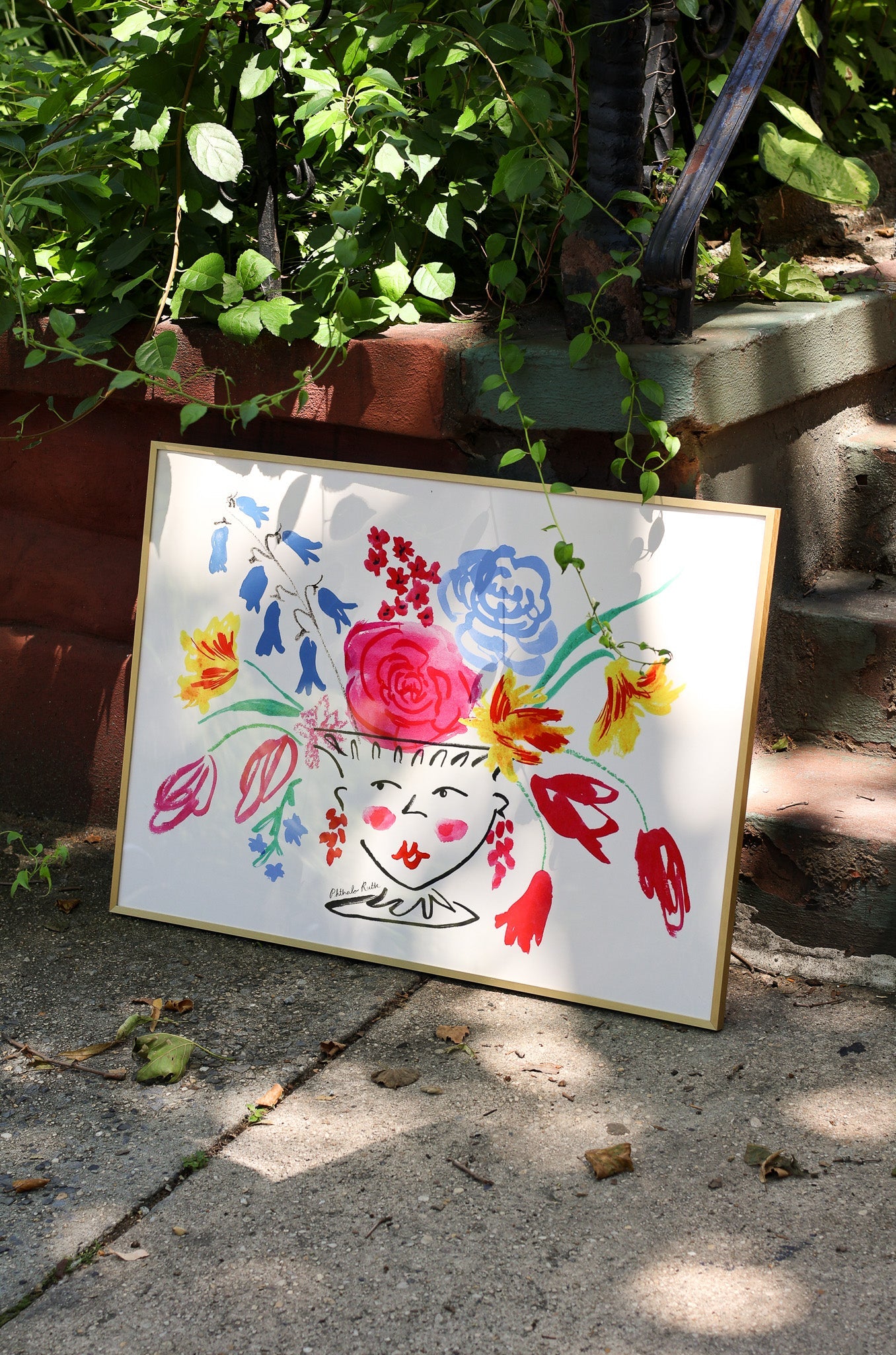 "Blooming Vase" Art Print