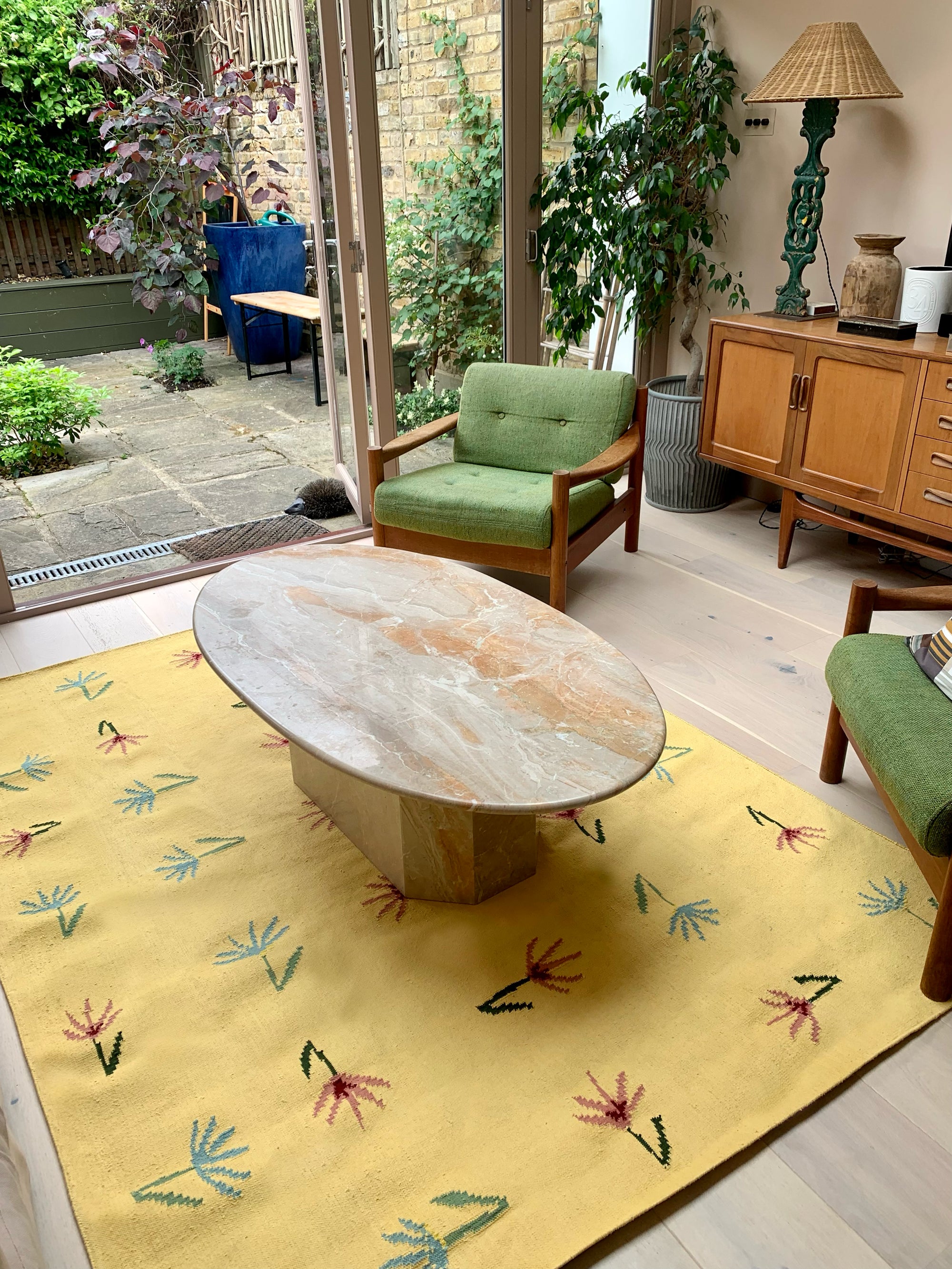 The Wildflowers Rug in Yellow