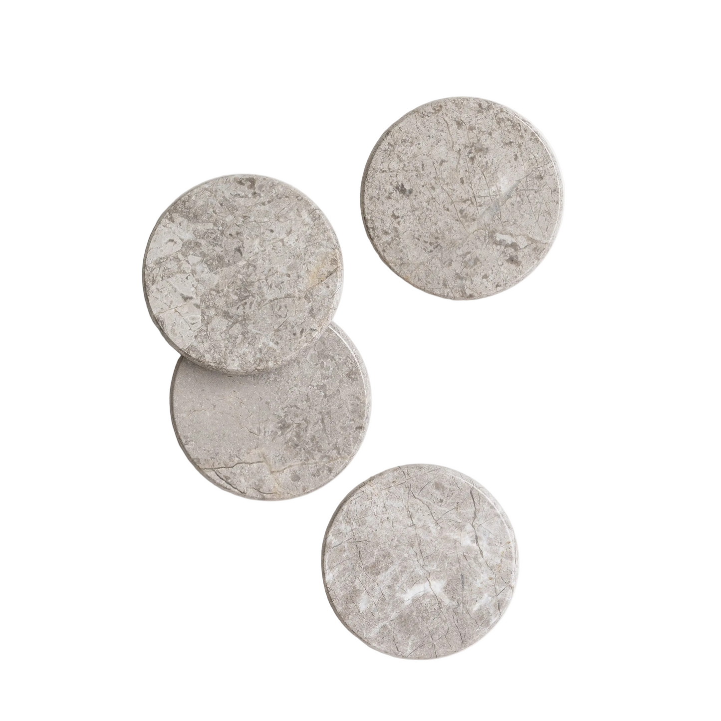 Isla Marble Coaster Set Tundra
