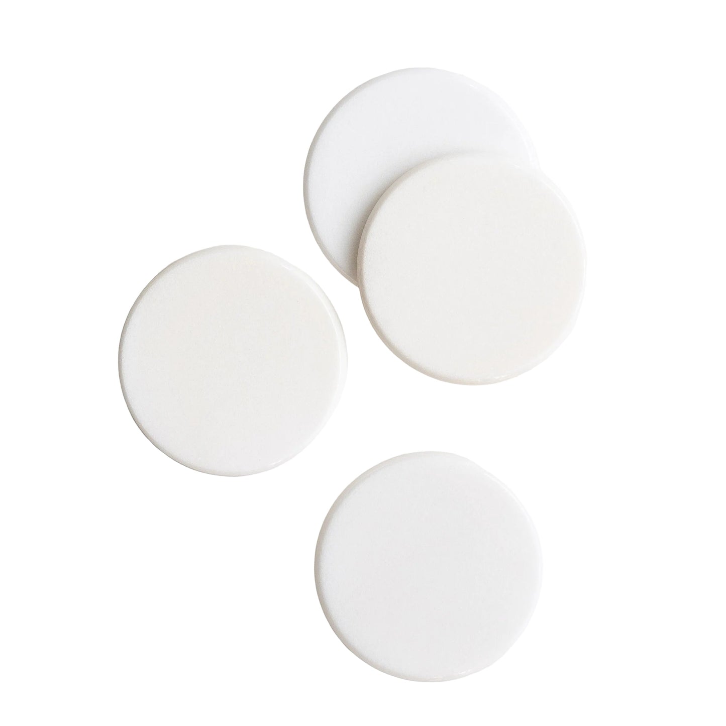 Isla Marble Coaster Set White