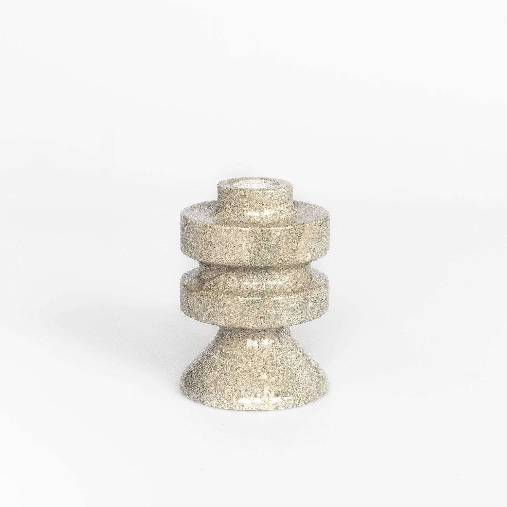 Luca Marble Candle Holder Small