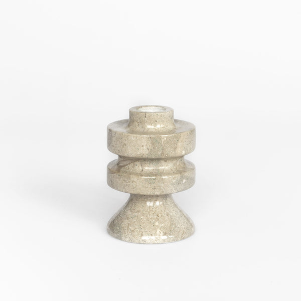 Luca Marble Candle Holder Small