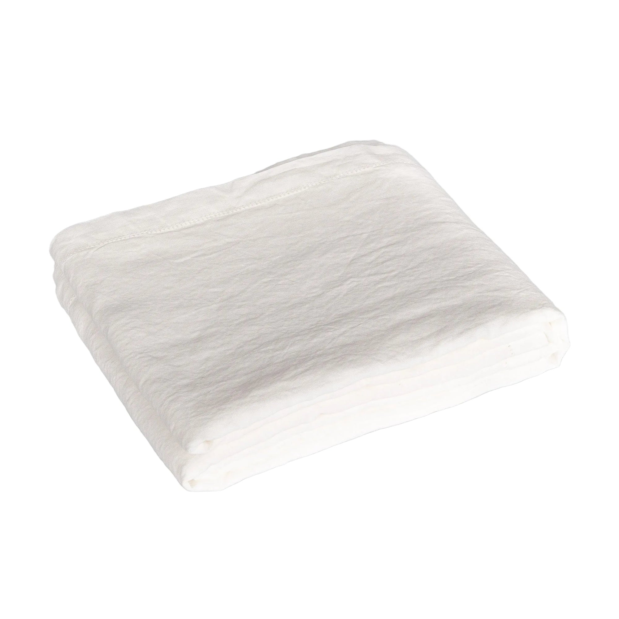 Off-White Linen Tablecloth