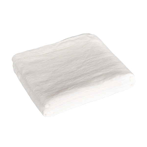 Off-White Linen Tablecloth