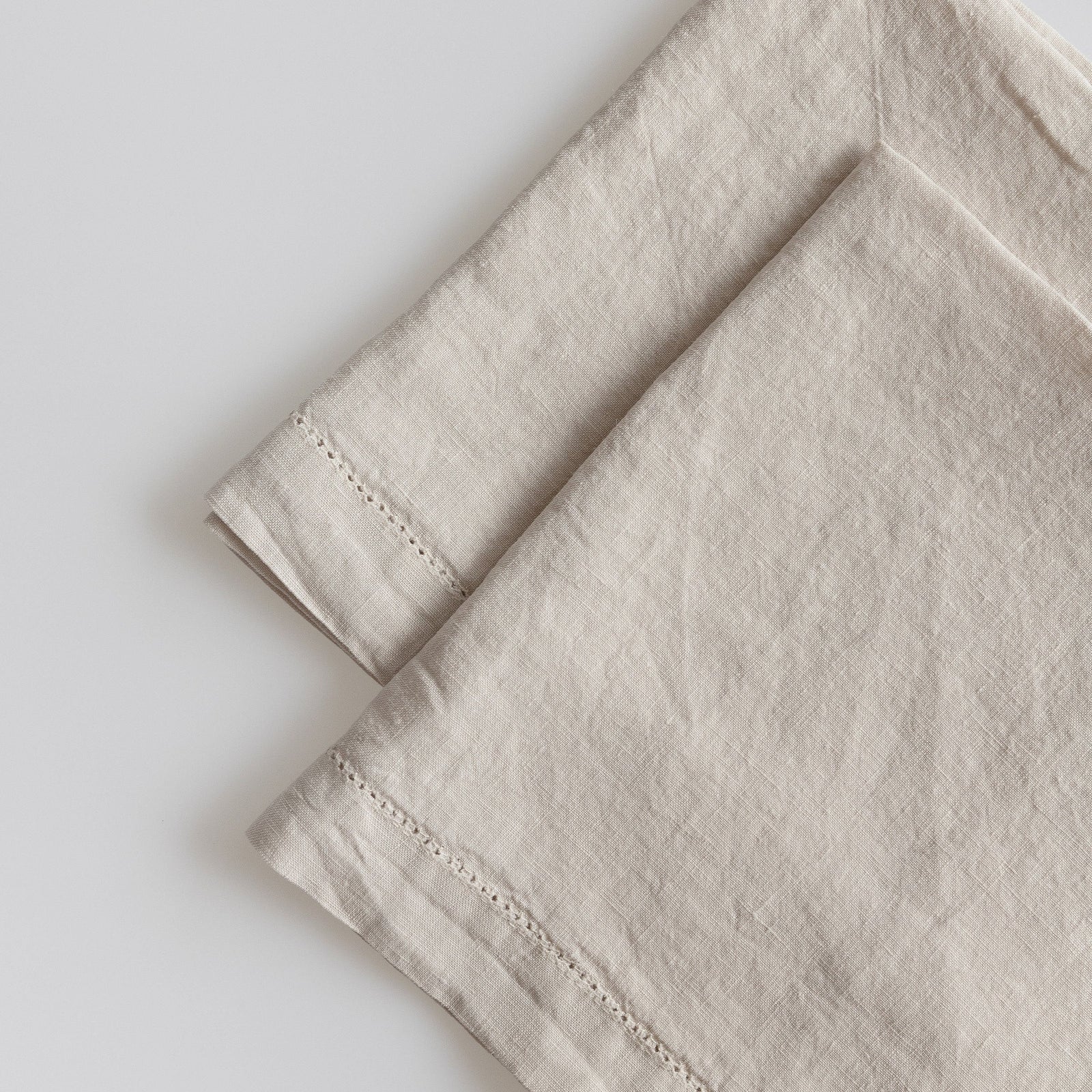 Cloud White Linen Napkin Set