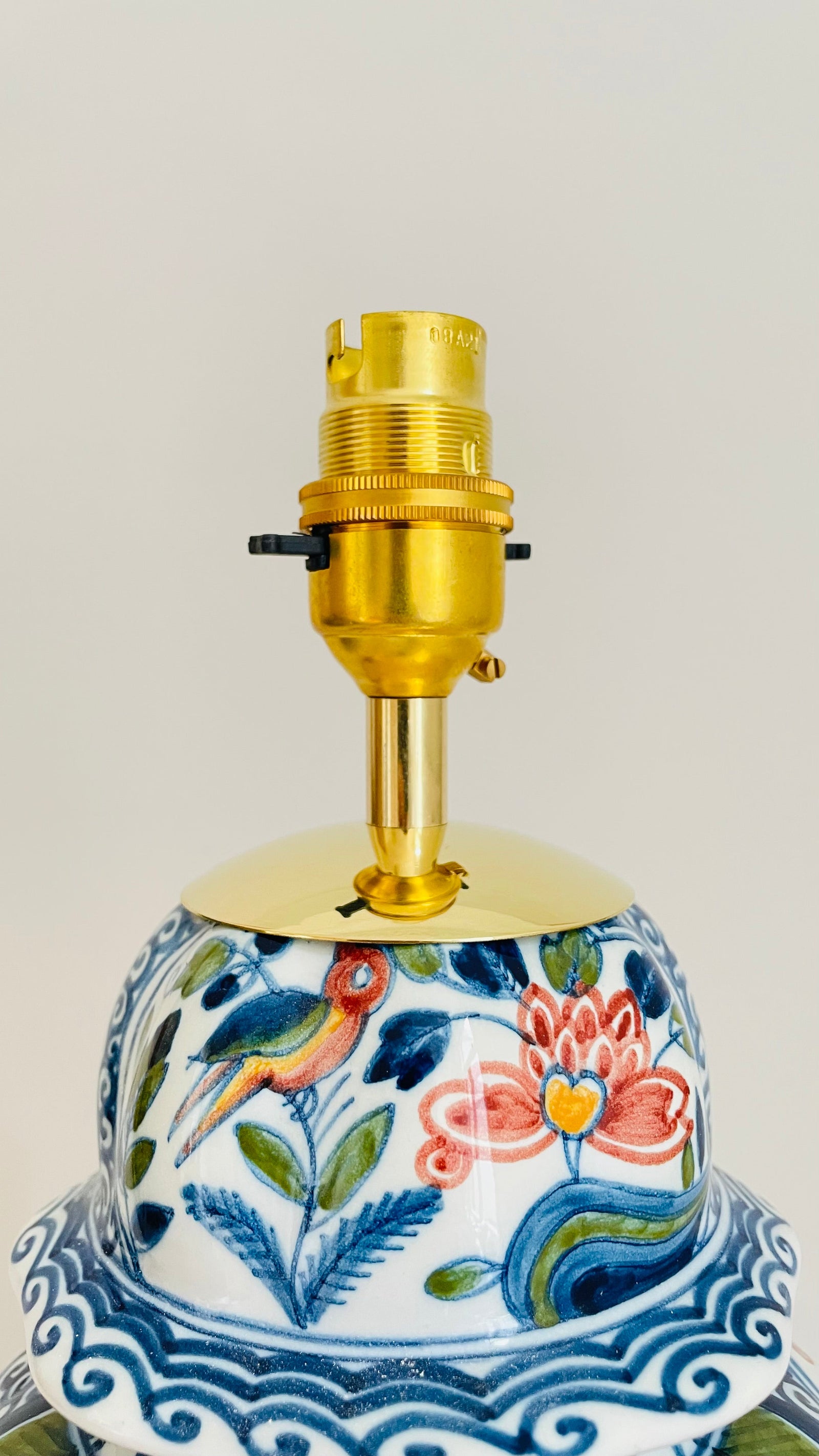 Antique Makkum Jar Lamp
