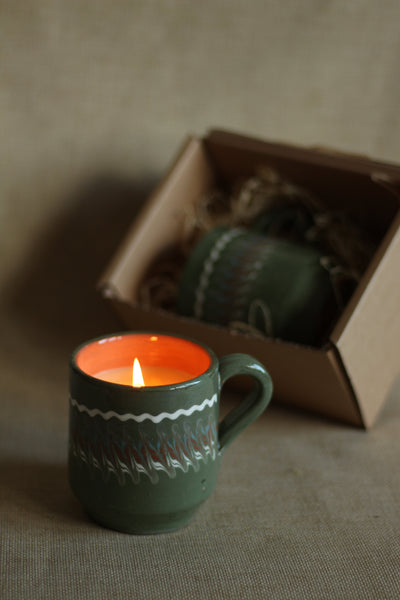 Hand-Poured Natural Wax Candle