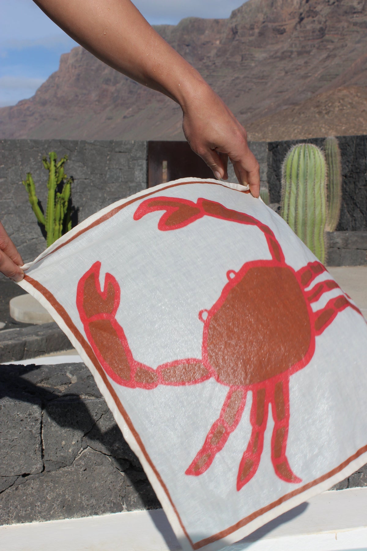 Crab Napkins- Set of 2