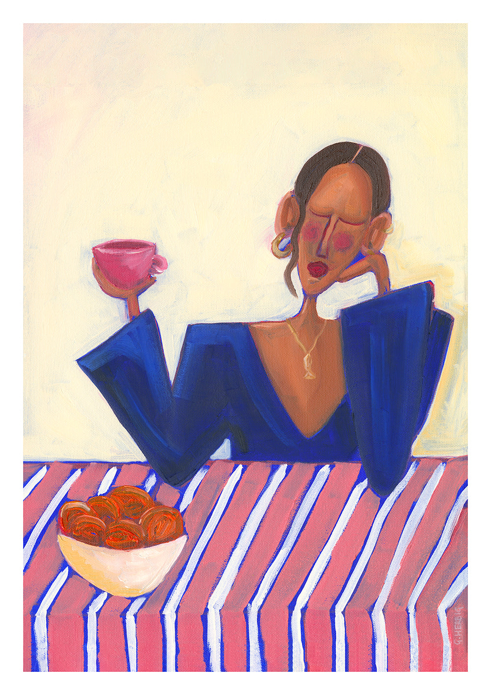 Orange Bowl Print