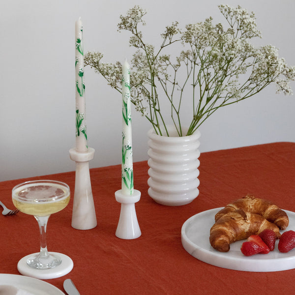 Red Ochre Linen Tablecloth