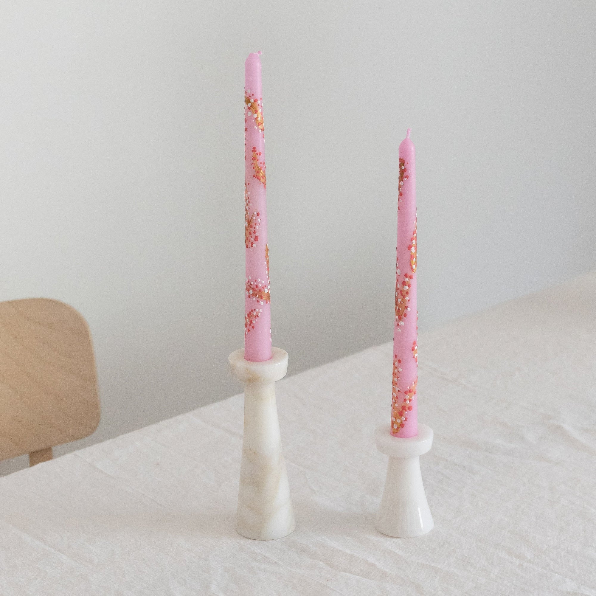 Lyla Marble Candle Holder Big