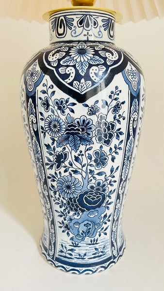 Antique Delft Lamp
