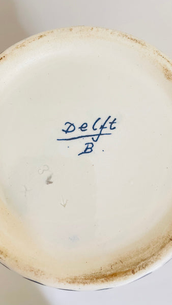Antique Delft Lamp