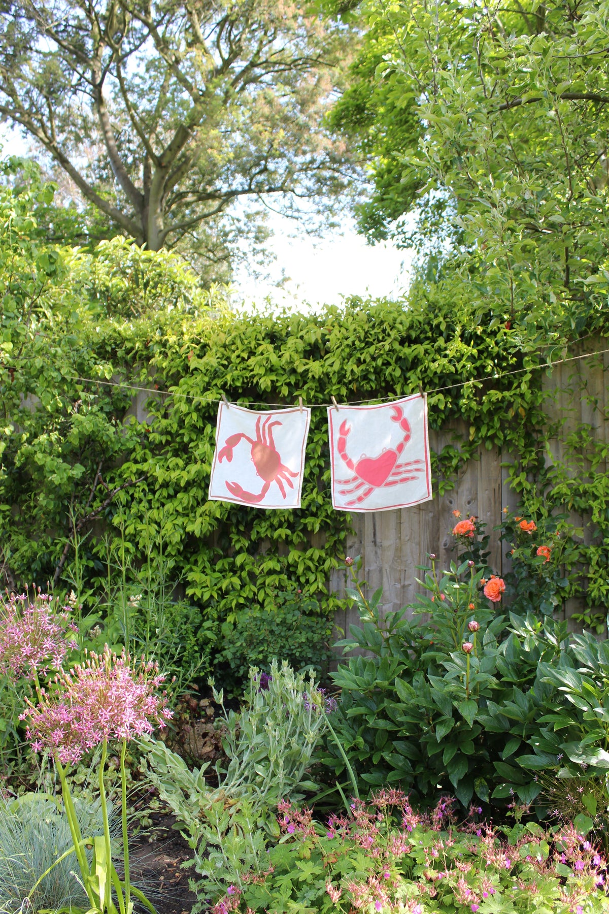 Crab Napkins- Set of 2