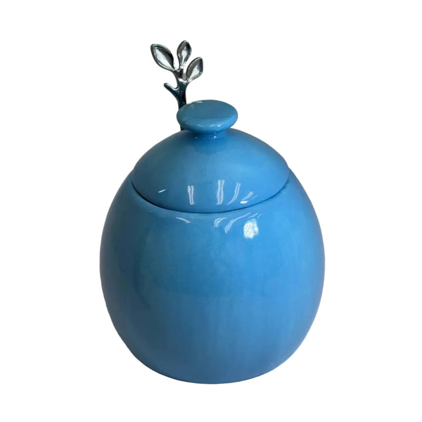 Sugar Bowl Sky Blue Glaze
