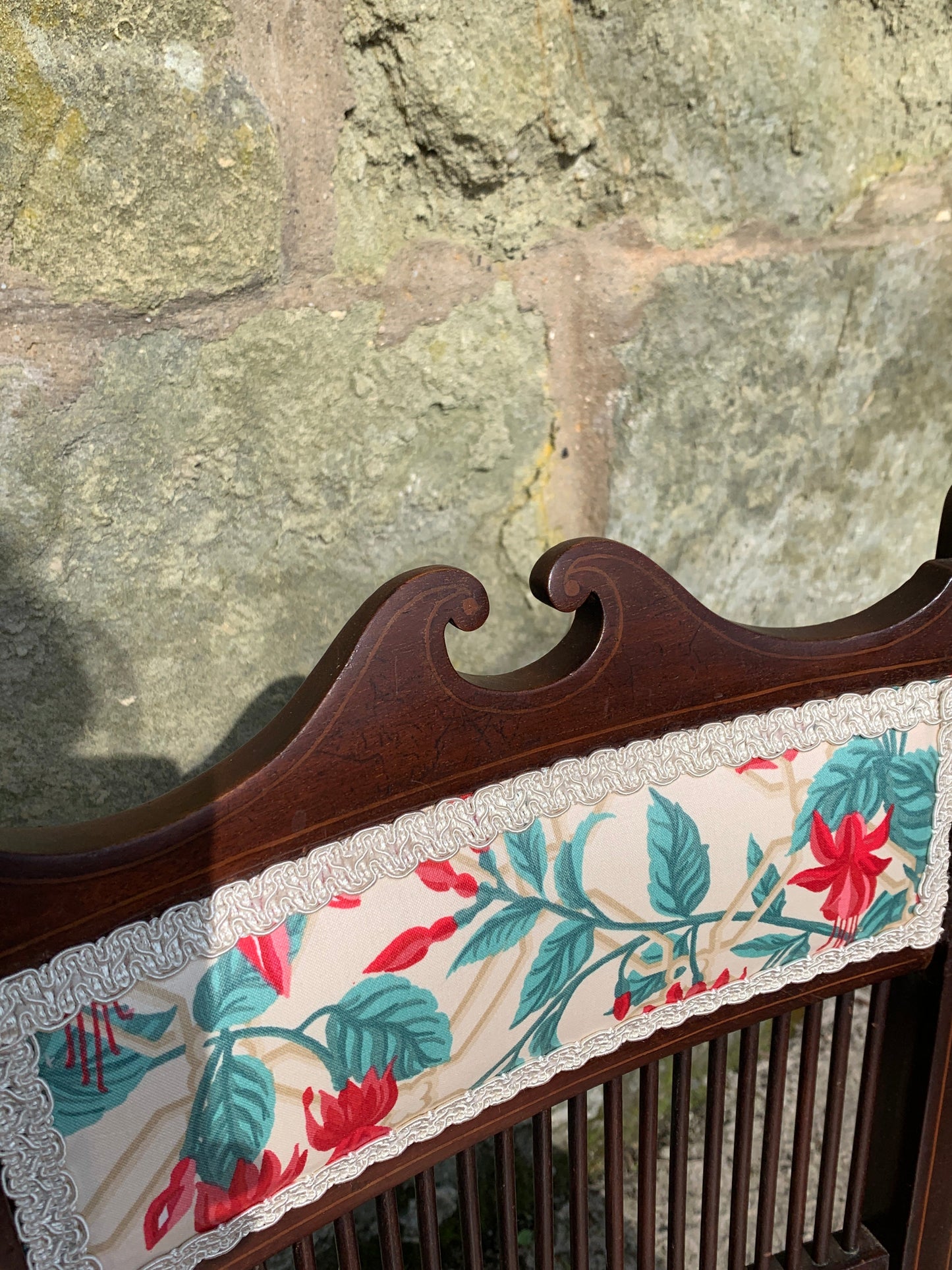 SASHA – Edwardian Children's Chair with Vintage Laura Ashley Fabric
