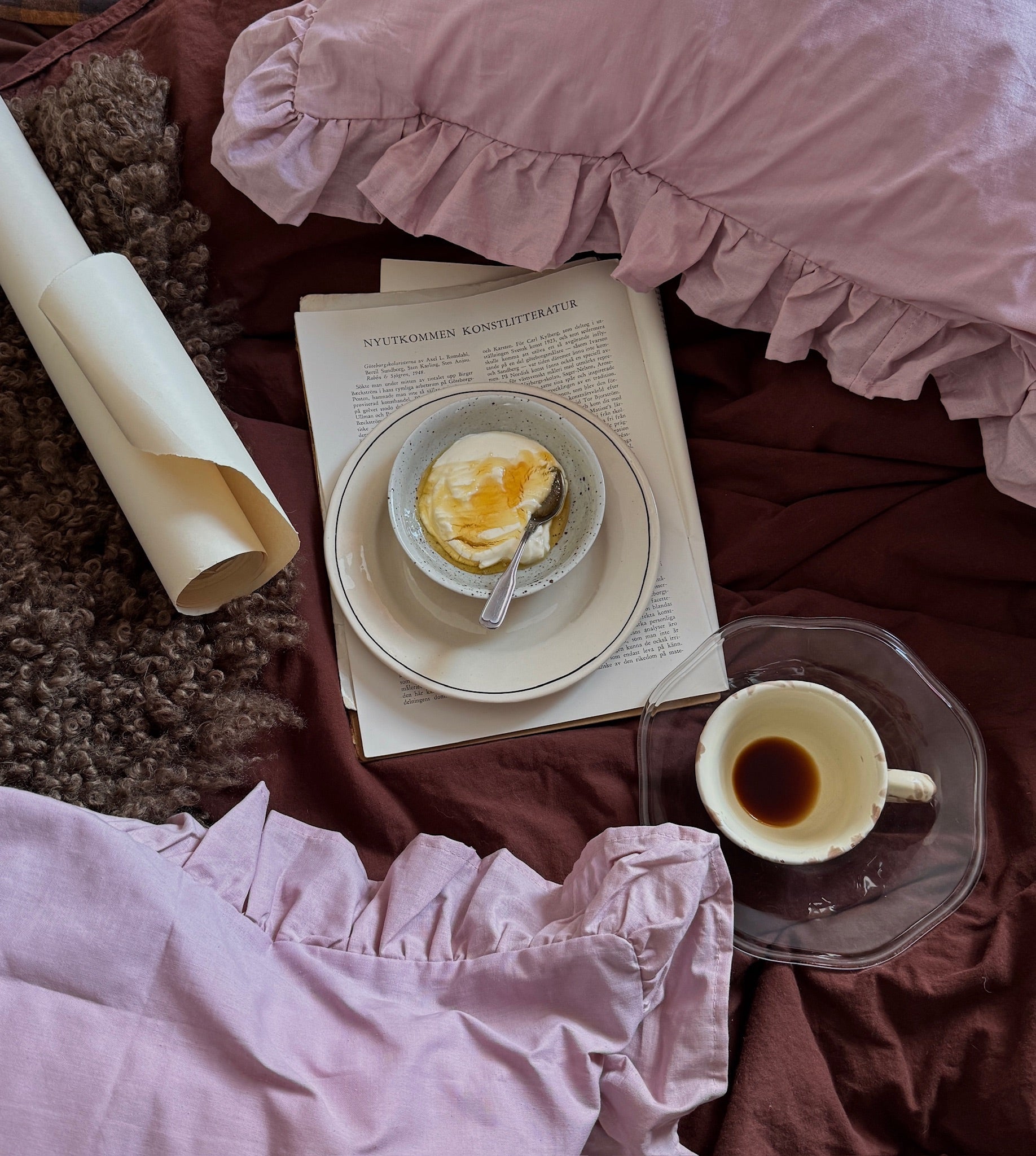 Frill Pillow Case Aster