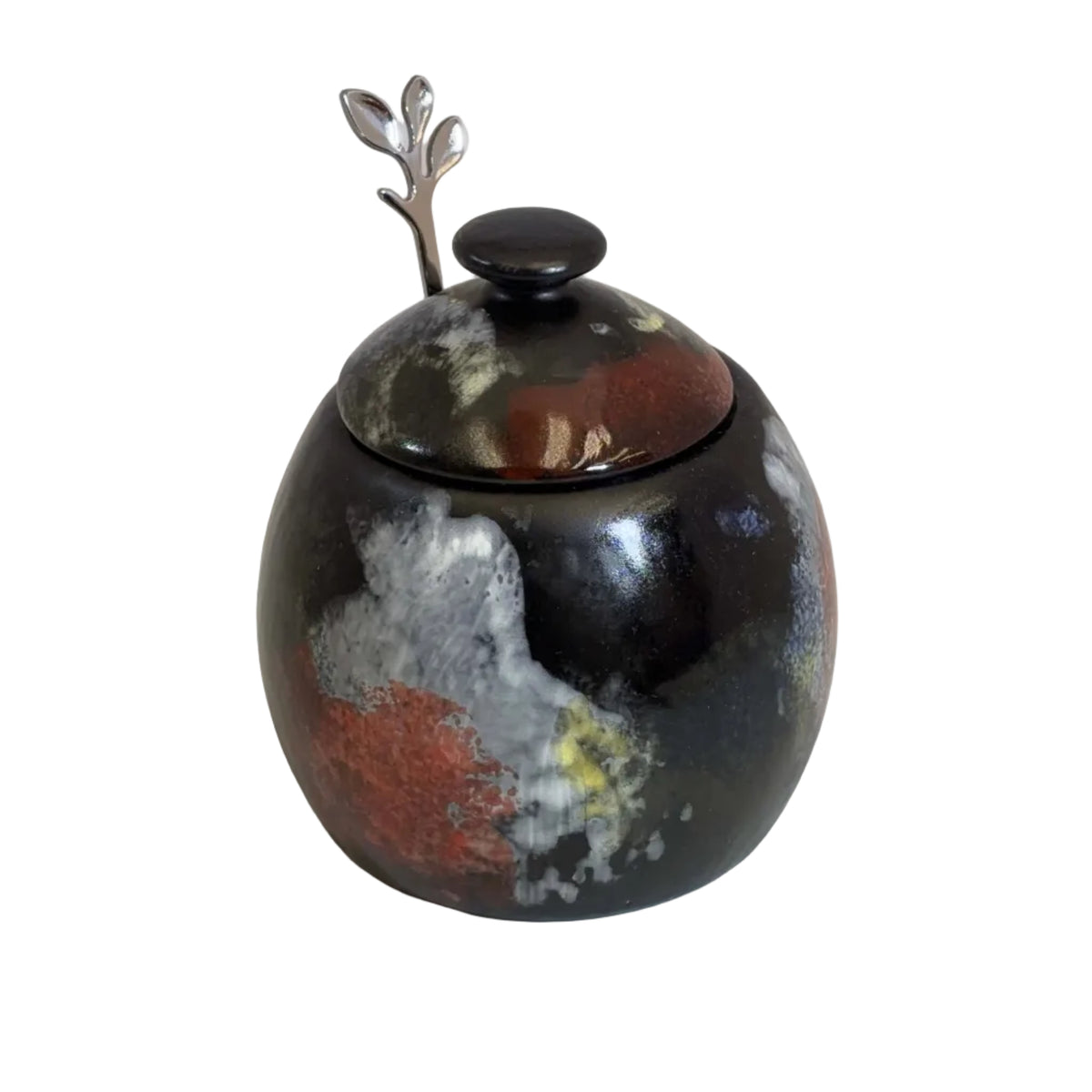 Sugar Bowl Abstract Glaze