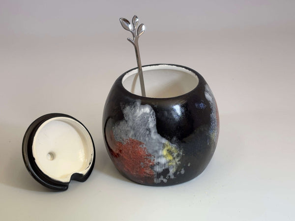 Sugar Bowl Abstract Glaze