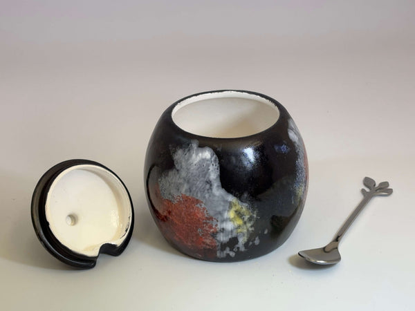 Sugar Bowl Abstract Glaze