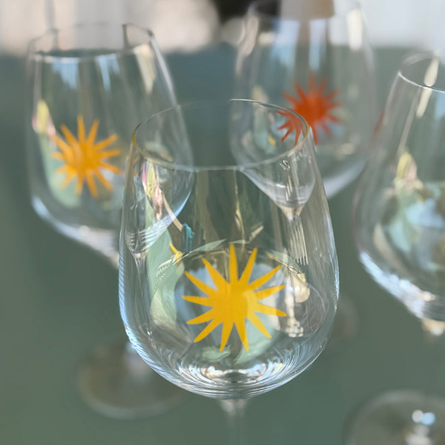 Set of 4 Sole Wine Glasses