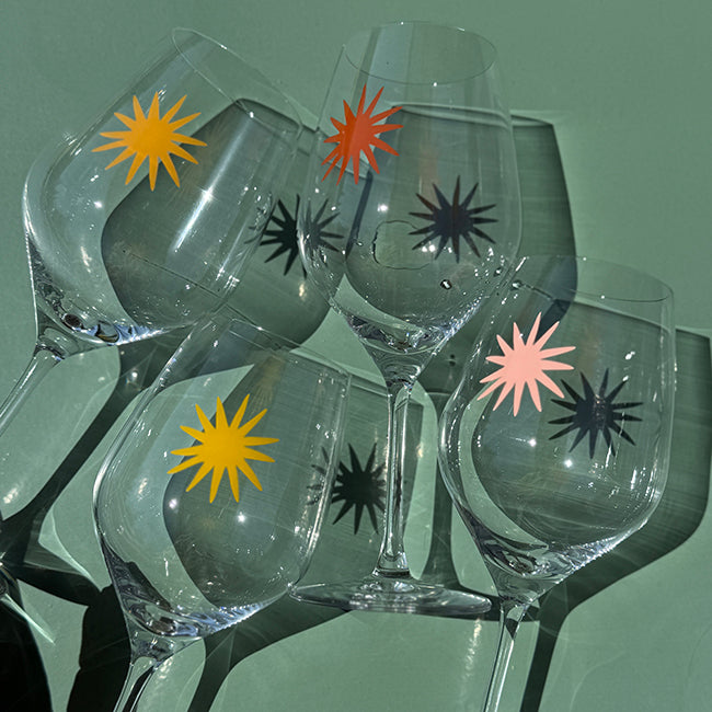 Set of 4 Sole Wine Glasses