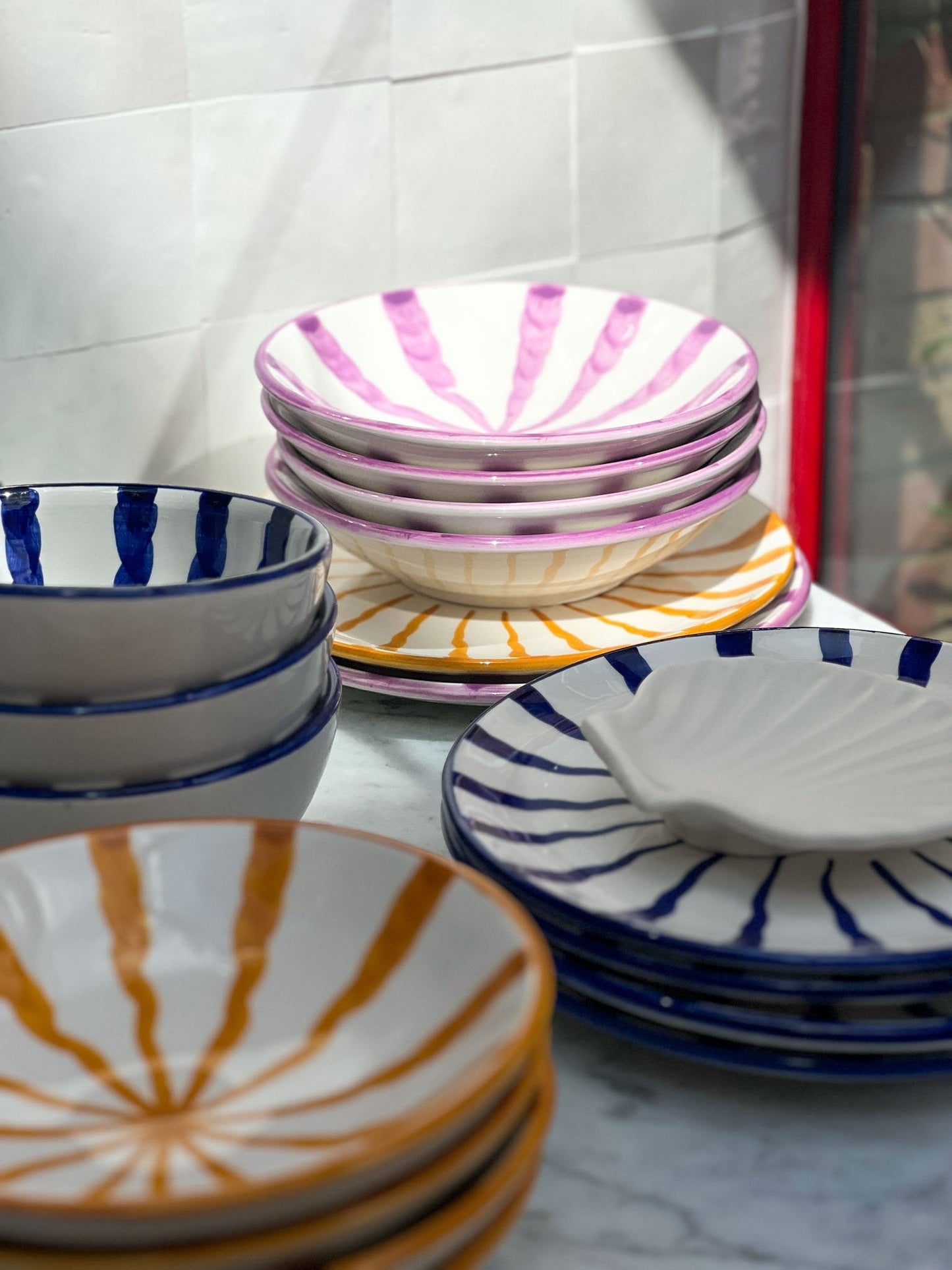 Wave Dinner Plate, Set of Four