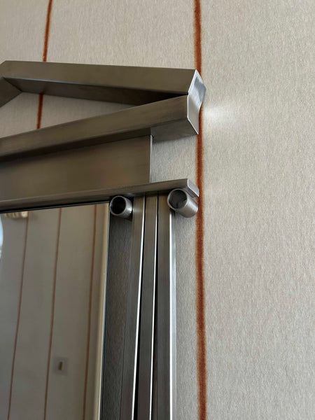 Scarpa Mirror, Brushed Chrome
