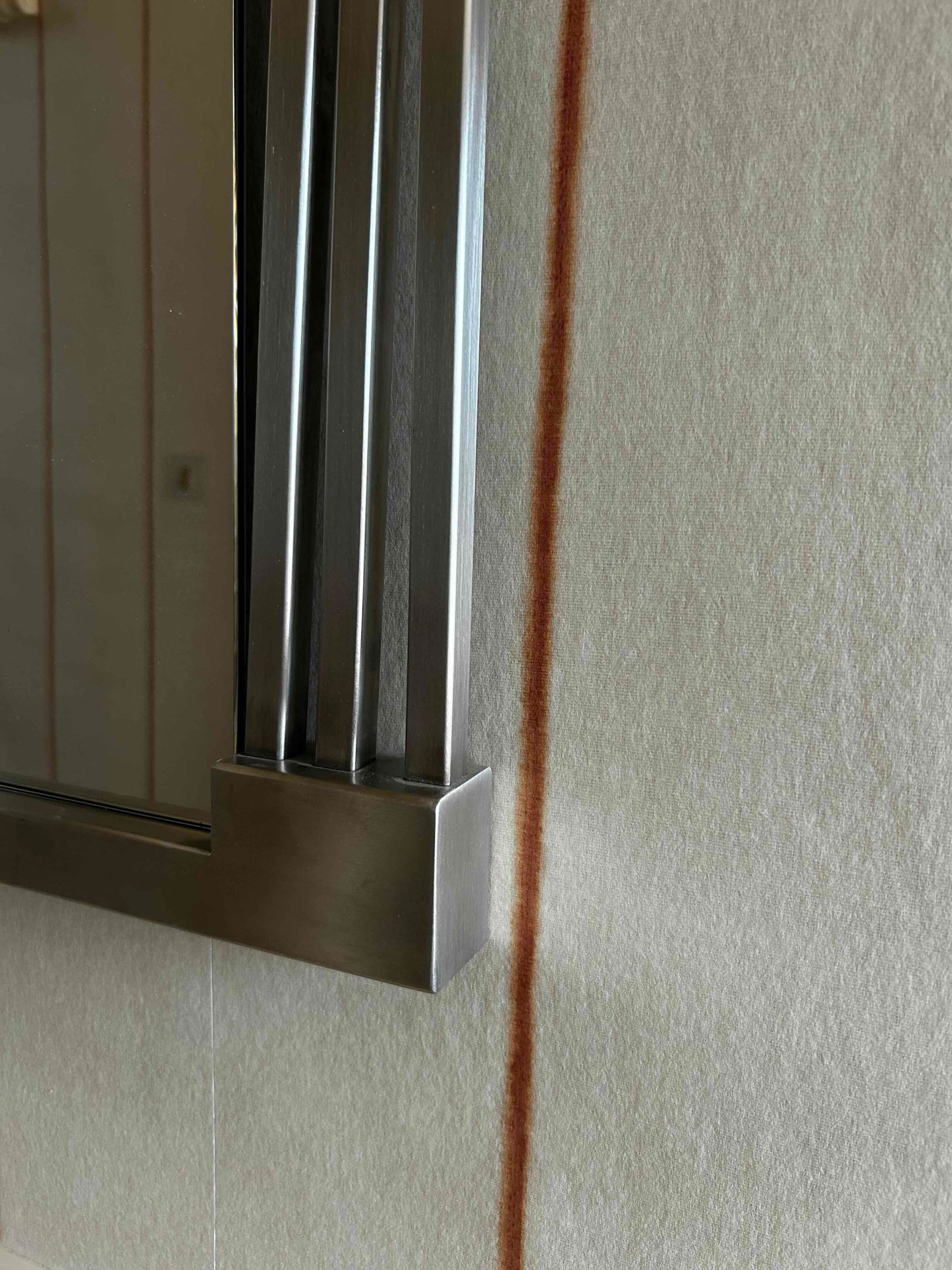 Scarpa Mirror, Brushed Chrome